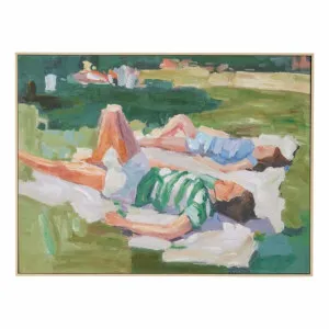 Somme Box Framed Canvas in 80 x 60cm by OZ Design, a Painted Canvases for sale on Style Sourcebook