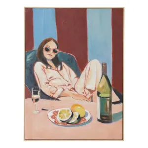 Brea Box Framed Canvas in 60 x 80cm by OZ Design, a Painted Canvases for sale on Style Sourcebook