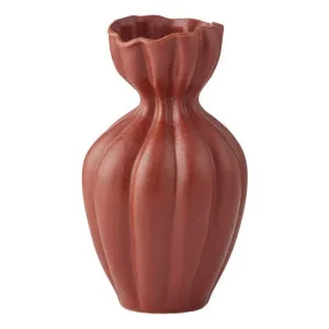 Clara Vase Large 17x29.5cm in Russet by OZ Design, a Vases & Jars for sale on Style Sourcebook