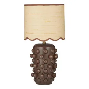 Hopper Table Lamp 30.5x57.5cm in Cocoa by OZ Design, a Table & Bedside Lamps for sale on Style Sourcebook
