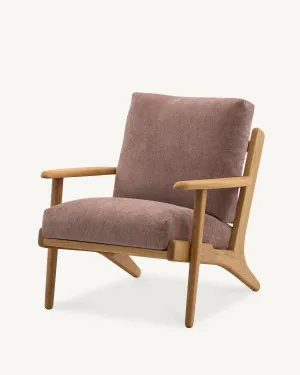Map Armchair - Oak & Fabric by The Modern, a Chairs for sale on Style Sourcebook