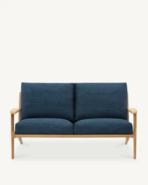 Map 2 Seat Sofa - Oak & Fabric by The Modern, a Sofas for sale on Style Sourcebook