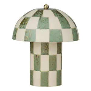 Scotch Table Lamp 25x29cm in Natural / Olive by OZ Design, a Table & Bedside Lamps for sale on Style Sourcebook
