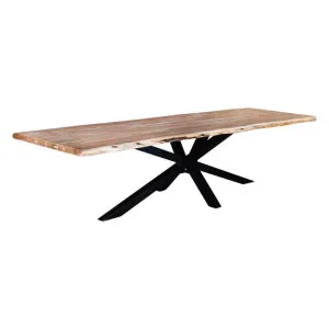 Madras Live Edge Solid Acacia Wood Dining Table - 300cm by James Lane, a Dining Tables for sale on Style Sourcebook