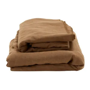 Como Linen Deep Sofa Cover Cocoa - 3.5 Seater by James Lane, a Sofas for sale on Style Sourcebook