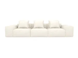 Riley Boucle Ivory Modular Sofa - 3 Seater by James Lane, a Sofas for sale on Style Sourcebook