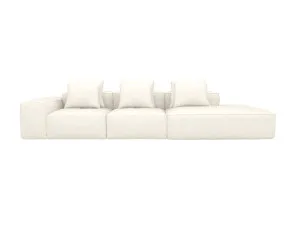 Riley Boucle Ivory Modular Sofa Right Terminal - 4 Seater by James Lane, a Sofas for sale on Style Sourcebook