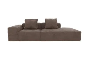 Riley Muse Mink Modular Sofa Right Terminal - 3 Seater by James Lane, a Sofas for sale on Style Sourcebook
