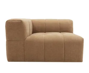 Lucello Tribute Chestnut Left Arm Facing Chair Module by James Lane, a Sofas for sale on Style Sourcebook