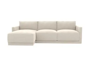 Haven Apt Avon Mineral Chaise Sofa Left Facing - 3 Seater by James Lane, a Sofas for sale on Style Sourcebook