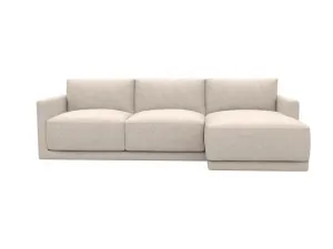 Haven Apt Noa Desert Chaise Sofa Right Facing - 3 Seater by James Lane, a Sofas for sale on Style Sourcebook
