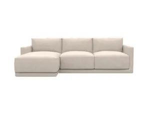 Haven Noa Desert Chaise Sofa Left Facing - 3 Seater by James Lane, a Sofas for sale on Style Sourcebook