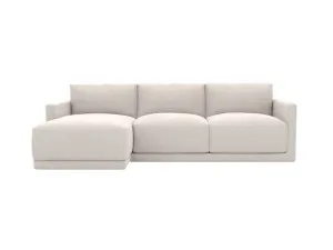 Haven Toorak Pearl Chaise Sofa Left Facing - 3 Seater by James Lane, a Sofas for sale on Style Sourcebook