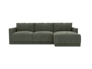 Haven Tribute Dark Jade Chaise Sofa Right Facing - 3 Seater by James Lane, a Sofas for sale on Style Sourcebook