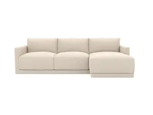 Haven Tribute Shell Chaise Sofa Right Facing - 3 Seater by James Lane, a Sofas for sale on Style Sourcebook