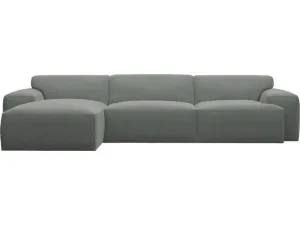 Copenhagen Tribute Storm Modular Chaise Sofa Left Facing - 3 Seater by James Lane, a Sofas for sale on Style Sourcebook