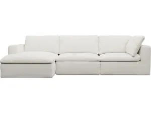 Cloud Deep Tribute Ice Modular Chaise Sofa Left Facing - 3 Seater by James Lane, a Sofas for sale on Style Sourcebook