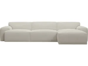 Copenhagen Toorak Pearl Modular Chaise Sofa Right Facing - 3 Seater by James Lane, a Sofas for sale on Style Sourcebook
