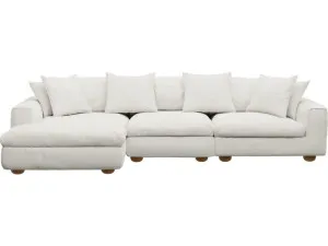 Tully Tribute Ice Chaise Sofa Left Facing - 3 Seater by James Lane, a Sofas for sale on Style Sourcebook
