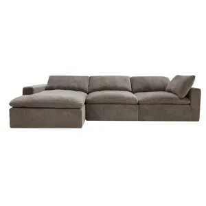 Cloud Deep Muse Mink Modular Chaise Sofa Left Facing - 3 Seater by James Lane, a Sofas for sale on Style Sourcebook