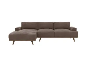 Dane Muse Mink Chaise Sofa Left Facing - 3 Seater by James Lane, a Sofas for sale on Style Sourcebook