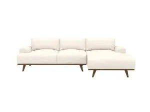 Dane Noa Fog Chaise Sofa Right Facing - 3 Seater by James Lane, a Sofas for sale on Style Sourcebook