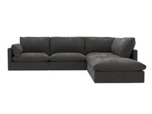 Willow California Charcoal Modular Sofa RAF Terminal - 5 Seater by James Lane, a Sofas for sale on Style Sourcebook