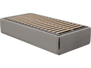 Leo Gas Lift Bed Base Boucle Pumice Single by James Lane, a Beds & Bed Frames for sale on Style Sourcebook