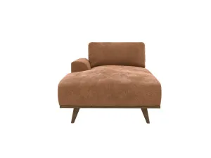 Dane Tribute Chestnut Chaise Left Arm Facing Sofa Module by James Lane, a Sofas for sale on Style Sourcebook