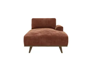 Dane Muse Rust Chaise Right Arm Facing Sofa Module by James Lane, a Sofas for sale on Style Sourcebook