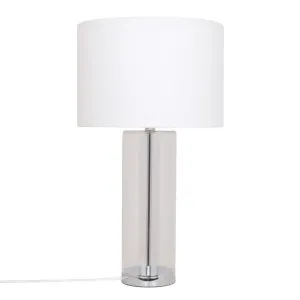 Duke Glass Table Lamp Silver by James Lane, a Lighting for sale on Style Sourcebook