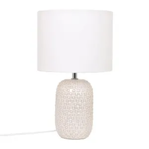 Archer Table Lamp White by James Lane, a Lighting for sale on Style Sourcebook