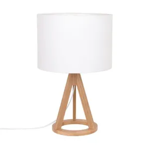 Mads Oak Table Lamp by James Lane, a Lighting for sale on Style Sourcebook