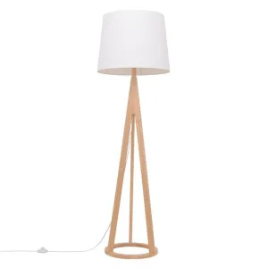 Mads Floor Lamp Oak by James Lane, a Lighting for sale on Style Sourcebook