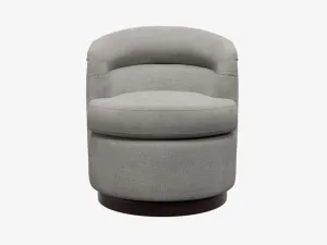 Penelope Swivel Chair Isla Soft Grey by James Lane, a Chairs for sale on Style Sourcebook