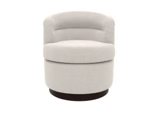 Penelope Swivel Chair Toorak Pearl by James Lane, a Chairs for sale on Style Sourcebook