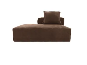 Riley Muse Chocolate Terminal Left Sofa Module by James Lane, a Sofas for sale on Style Sourcebook