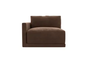 Haven Muse Chocolate Left Arm Facing Sofa Module by James Lane, a Sofas for sale on Style Sourcebook