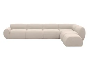 Malmo Boucle Pumice Sofa - 6 Seater RAF Terminal by James Lane, a Sofas for sale on Style Sourcebook