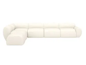 Malmo Boucle Ivory Sofa - 6 Seater LAF Terminal by James Lane, a Sofas for sale on Style Sourcebook