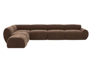 Malmo Muse Chocolate Sofa - 6 Seater LAF Terminal by James Lane, a Sofas for sale on Style Sourcebook