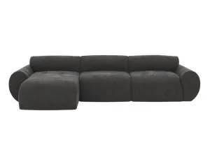 Malmo California Charcoal Chaise Sofa Left Facing - 3 Seater by James Lane, a Sofas for sale on Style Sourcebook