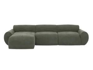 Malmo Tribute Dark Jade Chaise Sofa Left Facing - 3 Seater by James Lane, a Sofas for sale on Style Sourcebook