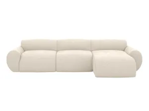 Malmo Muse Flax Chaise Sofa Right Facing - 3 Seater by James Lane, a Sofas for sale on Style Sourcebook