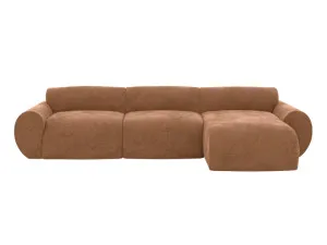 Malmo Tribute Chestnut Chaise Sofa Right Facing - 3 Seater by James Lane, a Sofas for sale on Style Sourcebook