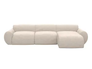 Malmo Noa Desert Chaise Sofa Right Facing - 3 Seater by James Lane, a Sofas for sale on Style Sourcebook