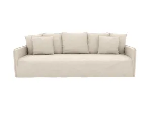 Como Muse Flax Deep Sofa -  3.5 Seater by James Lane, a Sofas for sale on Style Sourcebook