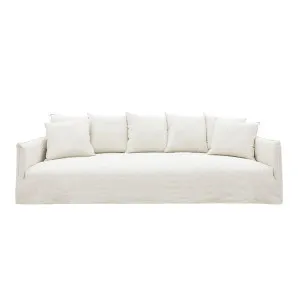 Como Linen Ecru Standard Sofa -  3.5 Seater by James Lane, a Sofas for sale on Style Sourcebook