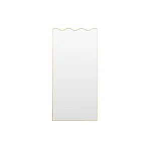 Margot Wall Mirror Brass 85cm x 175cm  by Middle of Nowhere, a Mirrors for sale on Style Sourcebook