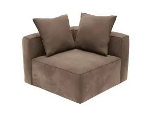 Riley Apt Muse Chocolate Module Corner by James Lane, a Sofas for sale on Style Sourcebook